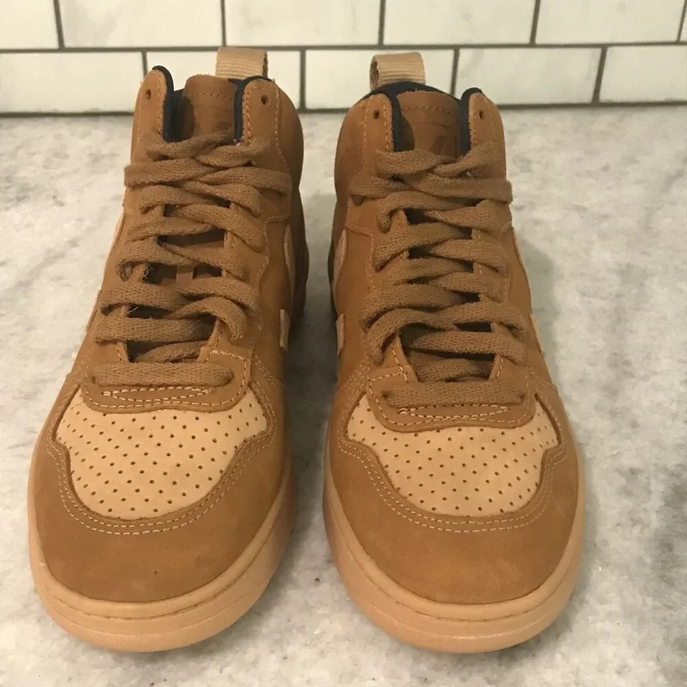 Vejas Womens Shoes Womens 5‎ Camel Desert Suede V-15 Nubuck High Top Leather Tan